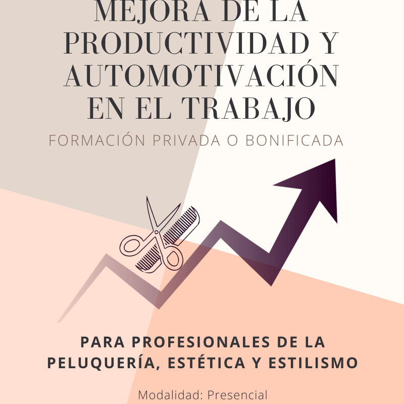 Imagen de Mejora productividad y automotivación (peluquería y estética)