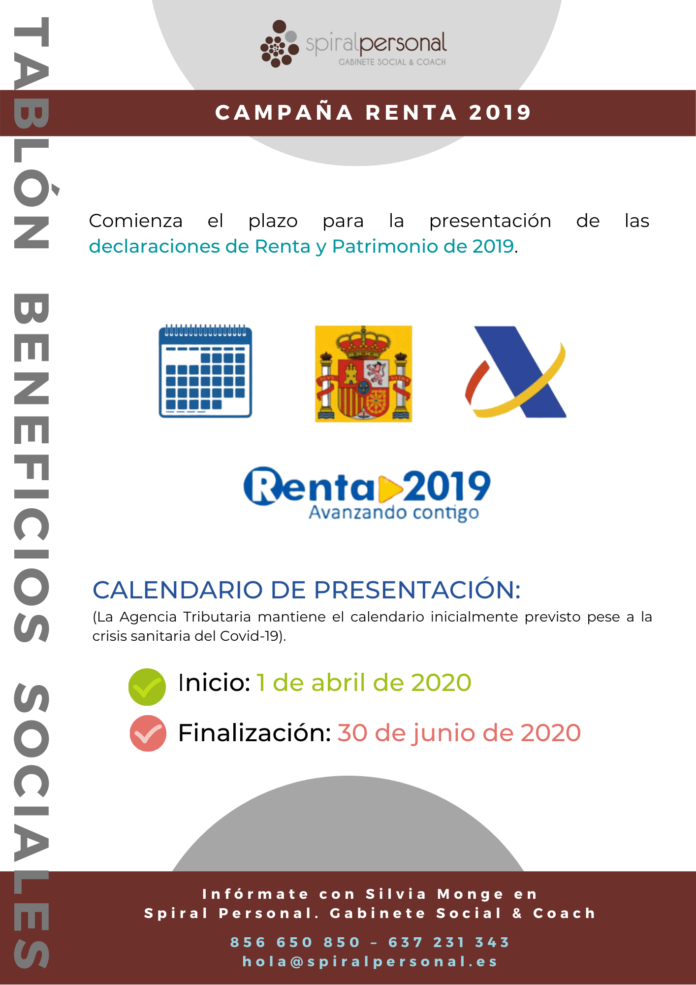 Imagen de Campaña renta 2019