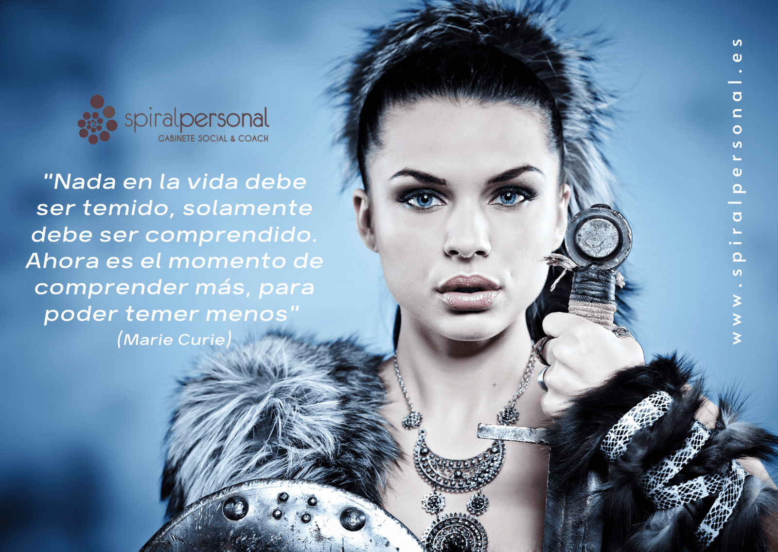 Imagen de Nada en la vida debe ser temido, solamente debe ser comprendido. ahora es el momento de comprender más, para poder temer menos (1)
