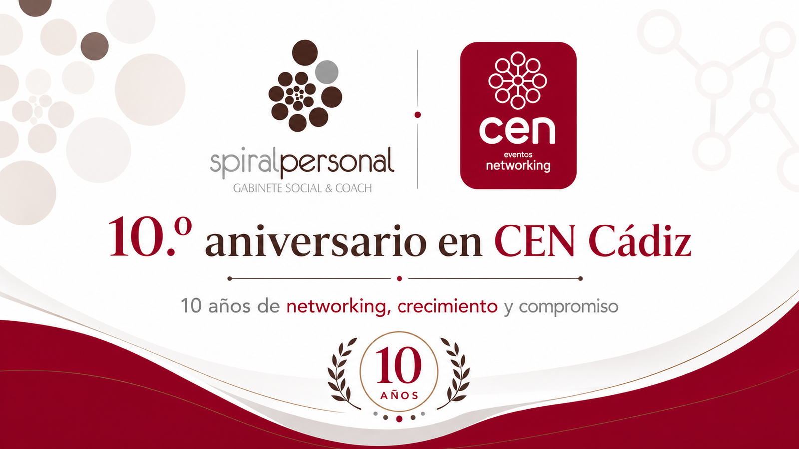 Imagen de Banner spiral personal y cen 10º aniversario